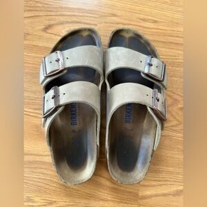 Birkenstock Arizona Sandal Oiled Leather Tobacco Brown Soft Footbed